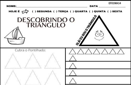 Atividade Triangulo Educacao Infantil