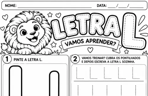 atividade letra l