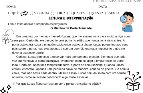 leitura e interpretação