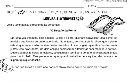 leitura e interpretação